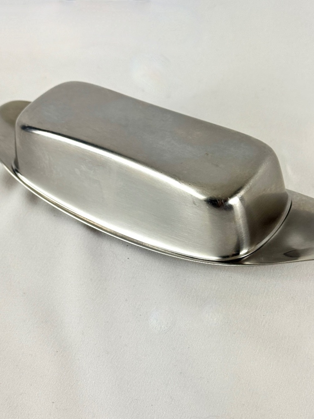 WMF Cromargan Butter Dish Stainless Steel Dishwasher Safe Mid Century Modern